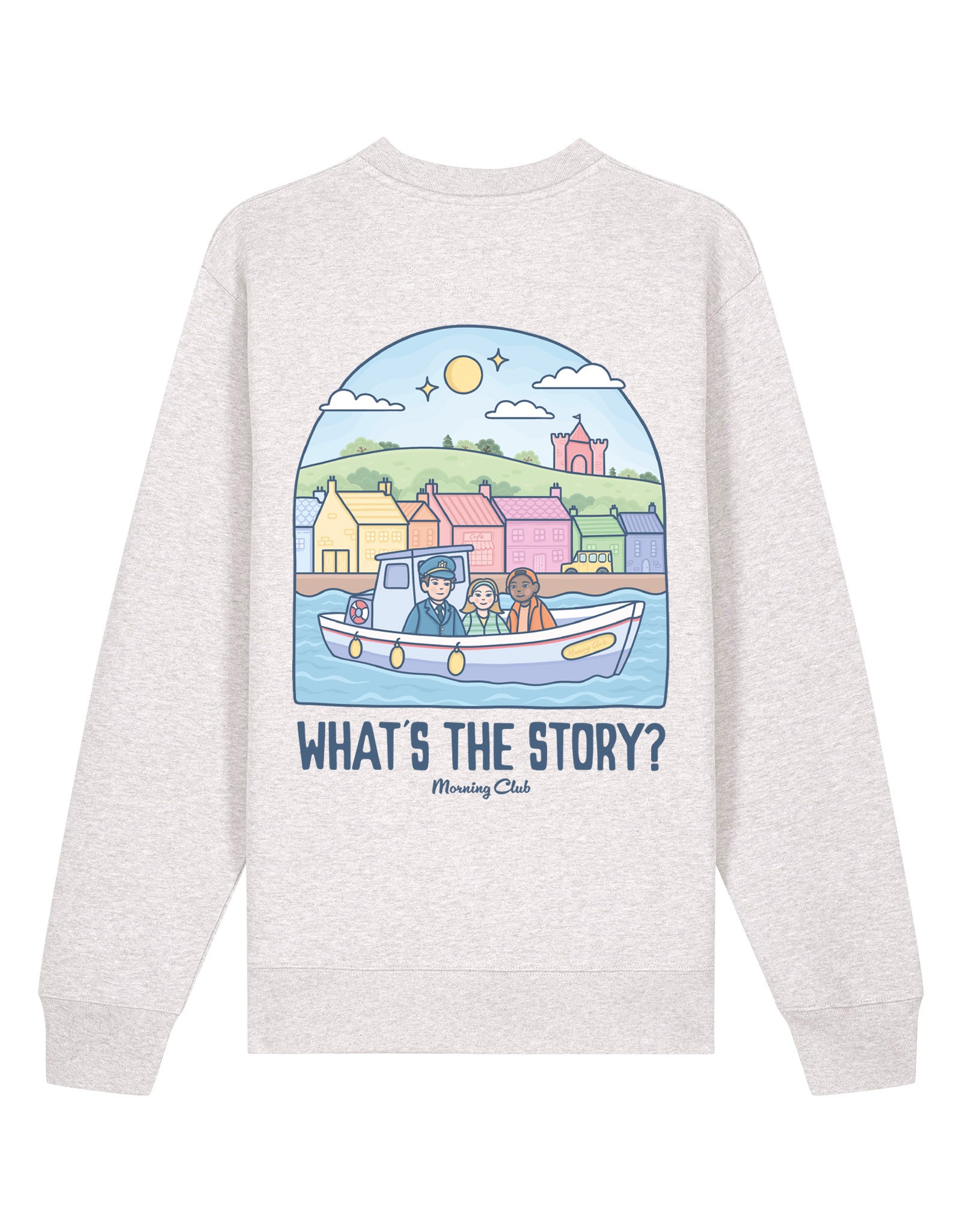 What's The Story Printed Organic Cotton Sweatshirt