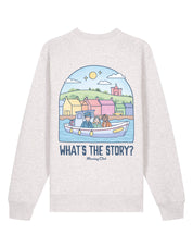 What's The Story Printed Organic Cotton Sweatshirt