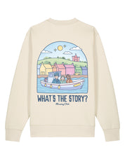 What's The Story Printed Organic Cotton Sweatshirt