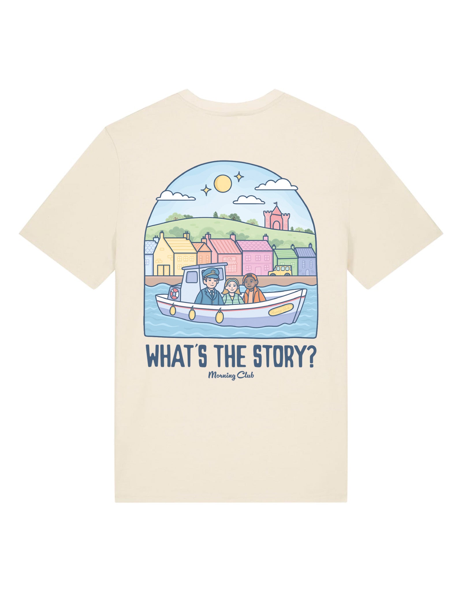 *SAMPLE* What's The Story T-Shirt - Natural, 5XL