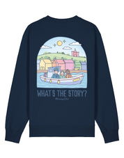 What's The Story Printed Organic Cotton Sweatshirt