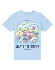 What's The Story Printed Organic Cotton Childrens T-Shirt