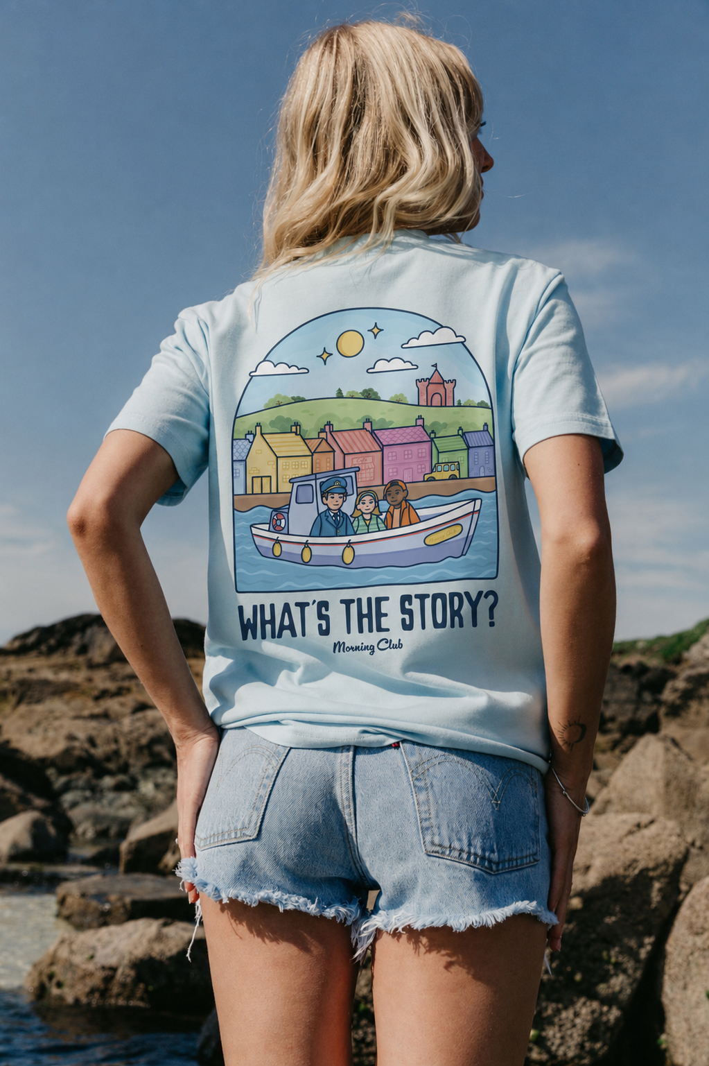 What's The Story Printed Organic Cotton T-Shirt