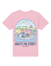 What's The Story Printed Organic Cotton Childrens T-Shirt