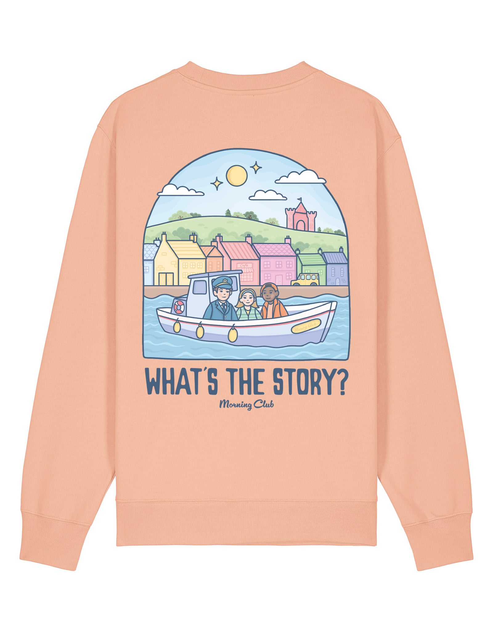 What's The Story Printed Organic Cotton Sweatshirt