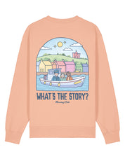 What's The Story Printed Organic Cotton Sweatshirt