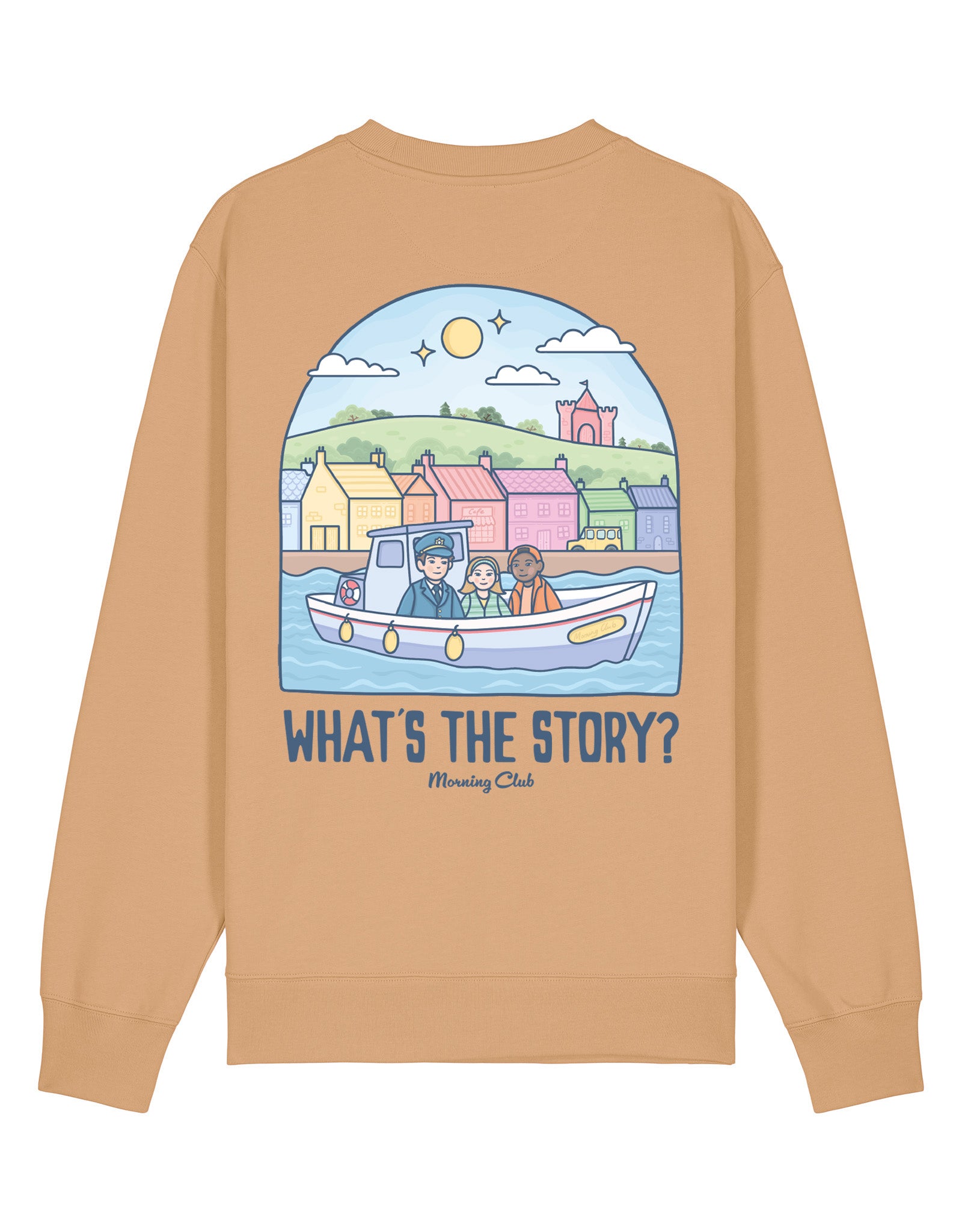 What's The Story Printed Organic Cotton Sweatshirt