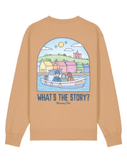 What's The Story Printed Organic Cotton Sweatshirt