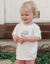 What's The Story Printed Organic Cotton Childrens T-Shirt
