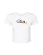Forks Embroidered Micro Rib Baby Tee