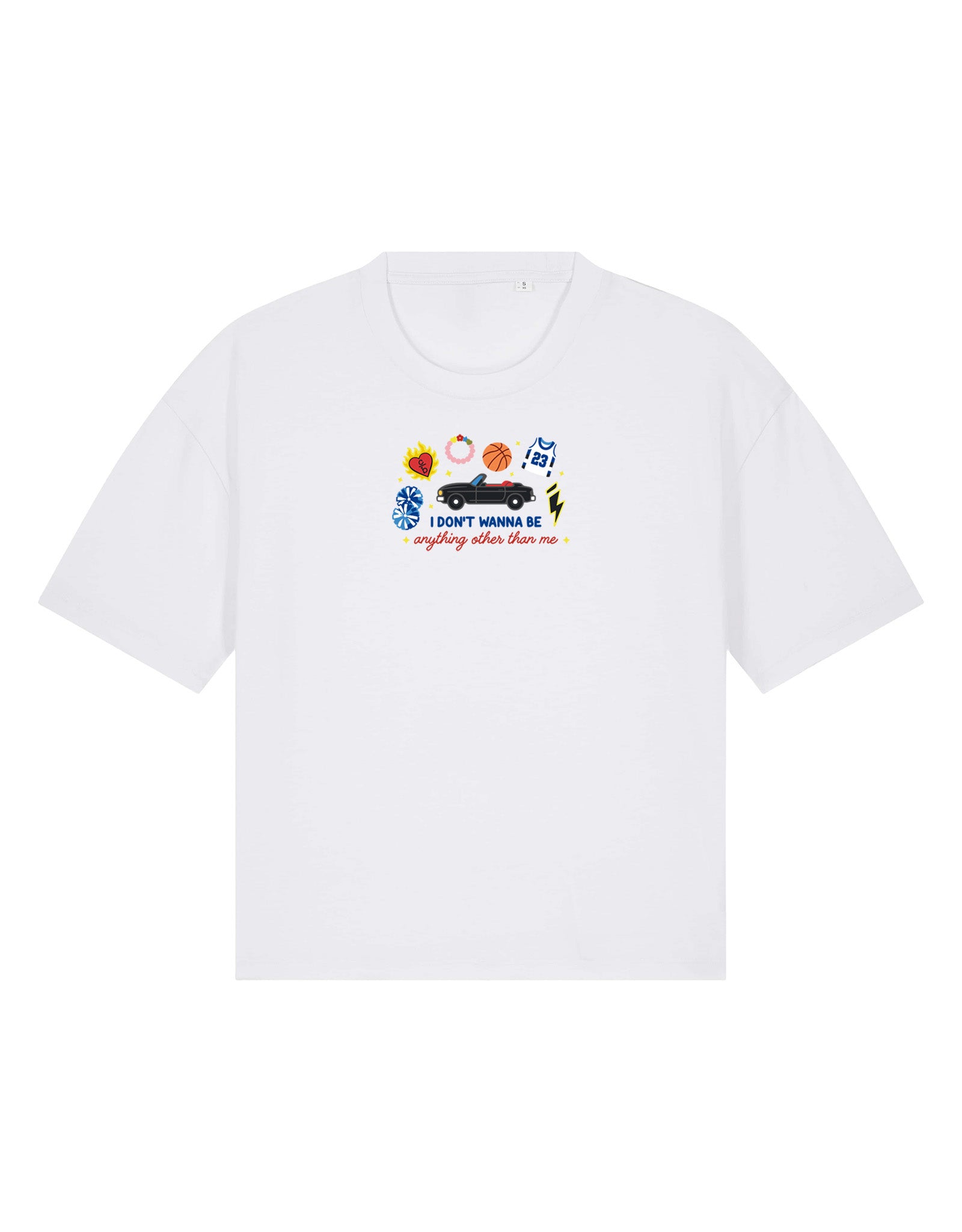 Tree Hill Embroidered Boxy Organic Cotton Tee