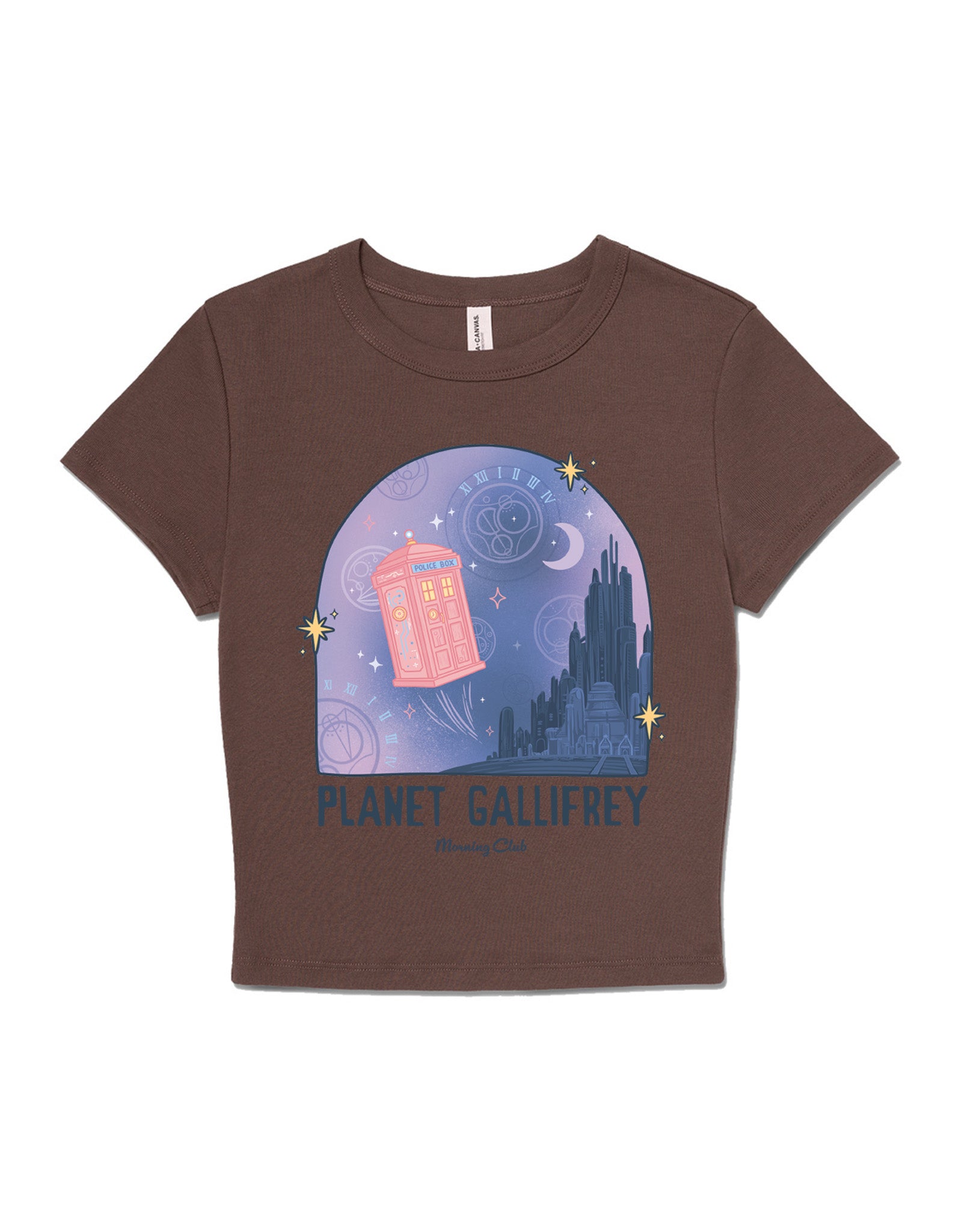 Who Printed Micro Rib Baby Tee