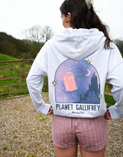 Who Printed Boxy Organic Cotton Zip Hoodie