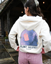 Who Printed Boxy Organic Cotton Zip Hoodie