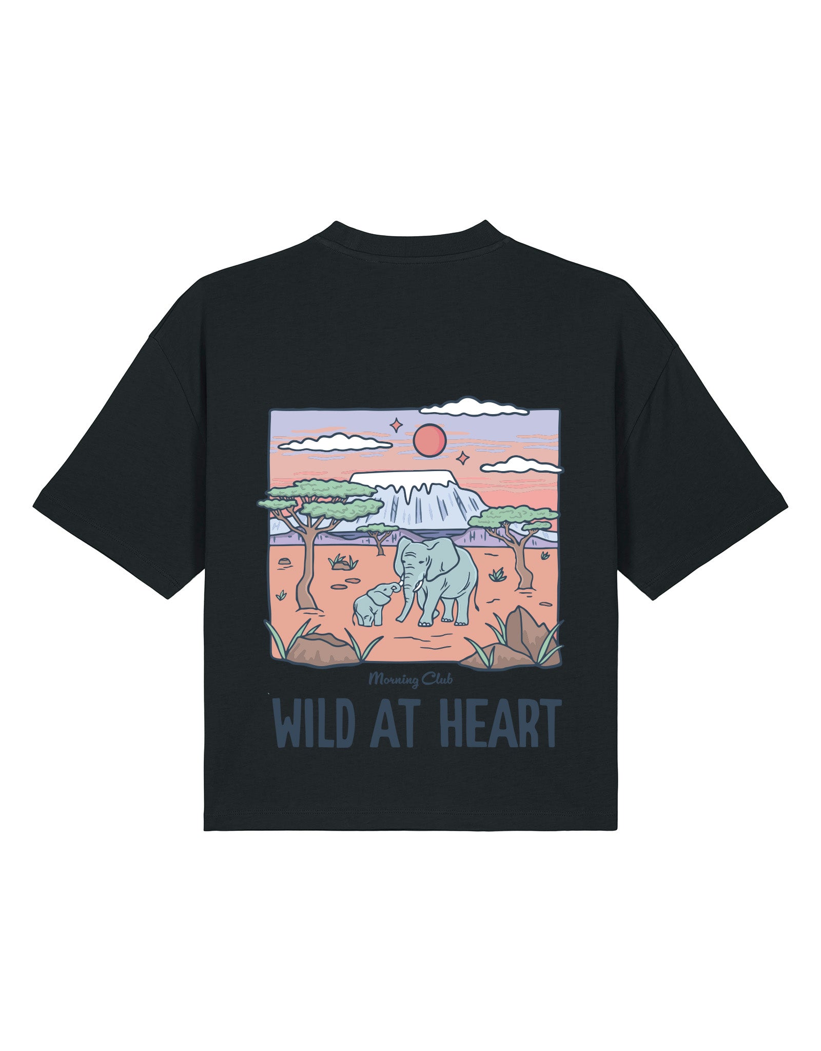 Wild At Heart Boxy Organic Cotton Tee