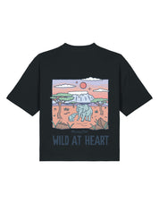 Wild At Heart Boxy Organic Cotton Tee