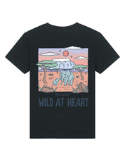Wild At Heart Printed Organic Cotton Childrens T-Shirt