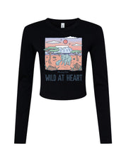 Wild At Heart Micro Rib Long Sleeved Tee