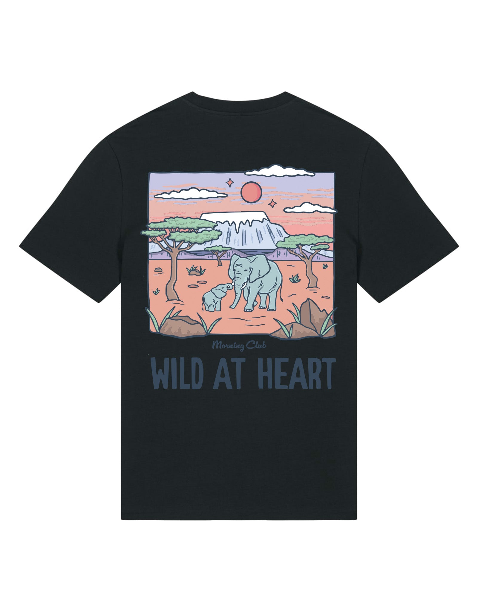 Wild At Heart Printed Organic Cotton T-Shirt
