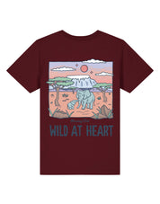 Wild At Heart Printed Organic Cotton Childrens T-Shirt