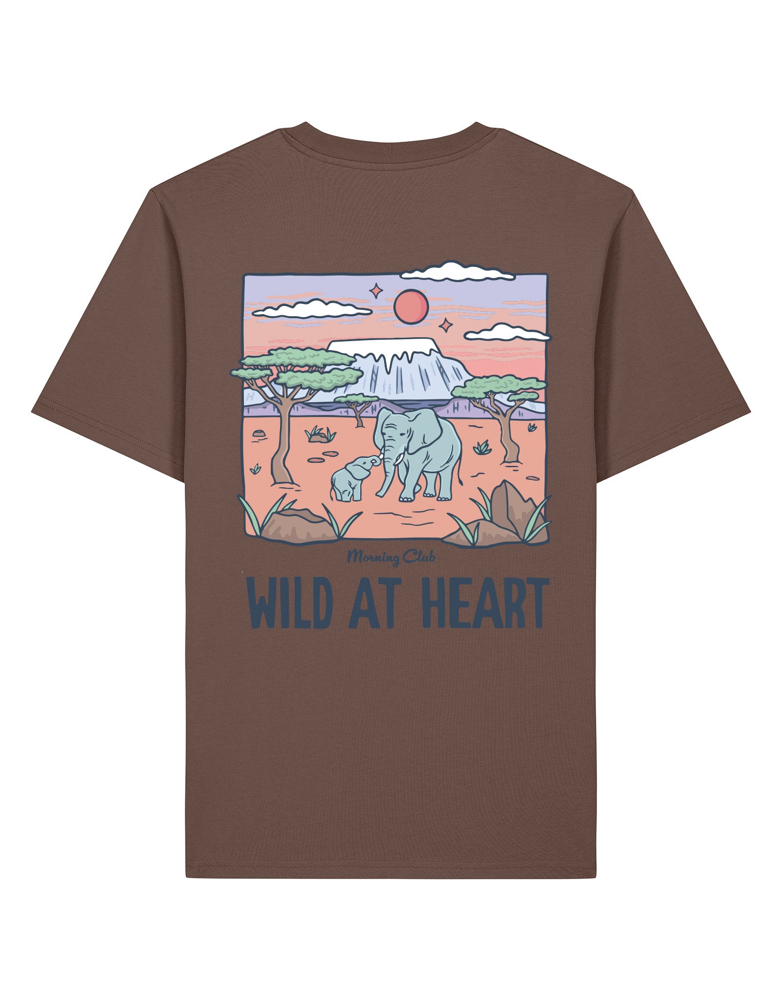 Wild At Heart Printed Organic Cotton T-Shirt