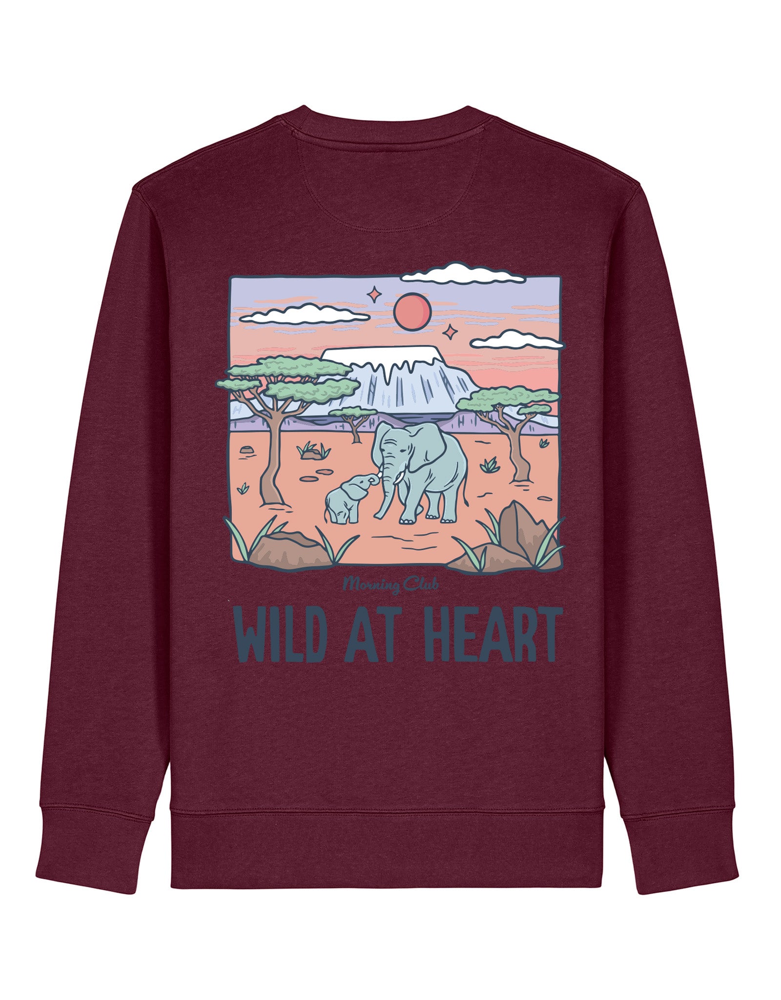 Wild At Heart Printed Organic Cotton Sweatshirt