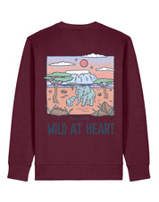 Wild At Heart Printed Organic Cotton Sweatshirt