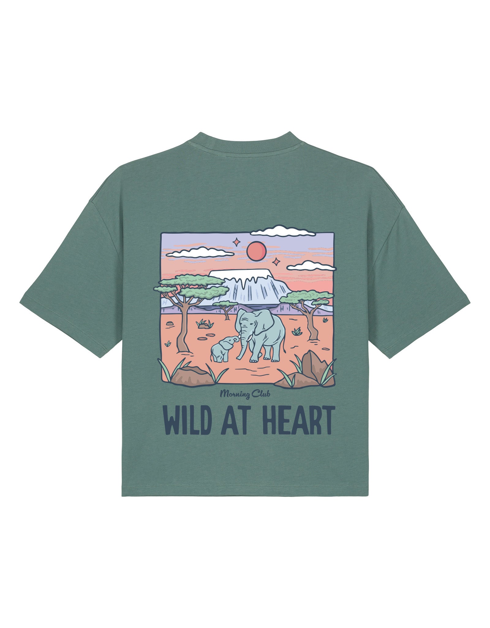 Wild At Heart Boxy Organic Cotton Tee