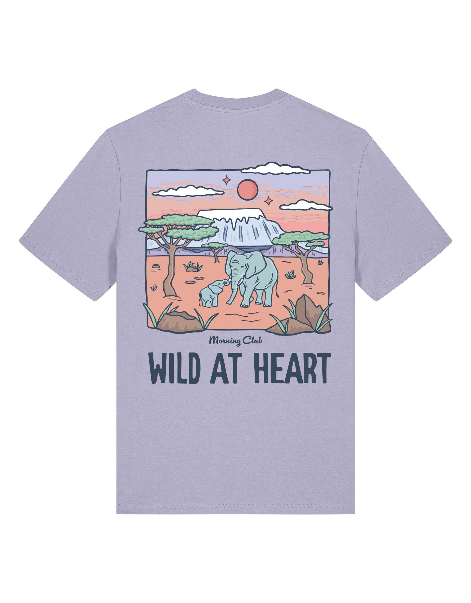 Wild At Heart Printed Organic Cotton T-Shirt
