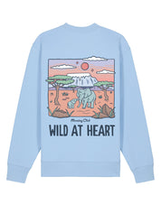 Wild At Heart Printed Organic Cotton Sweatshirt