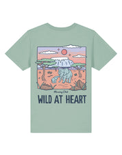 Wild At Heart Printed Organic Cotton Childrens T-Shirt