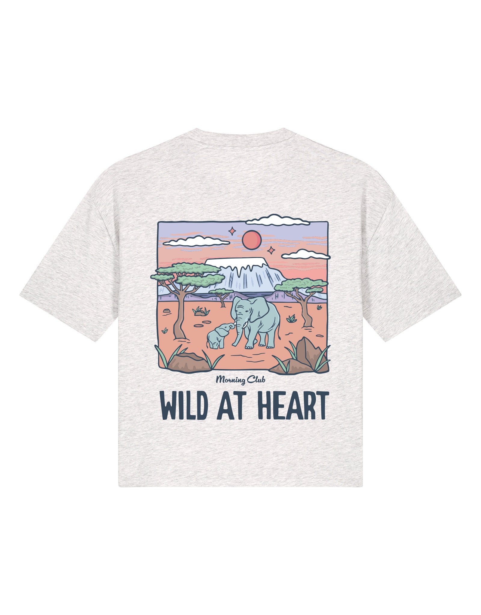 Wild At Heart Boxy Organic Cotton Tee