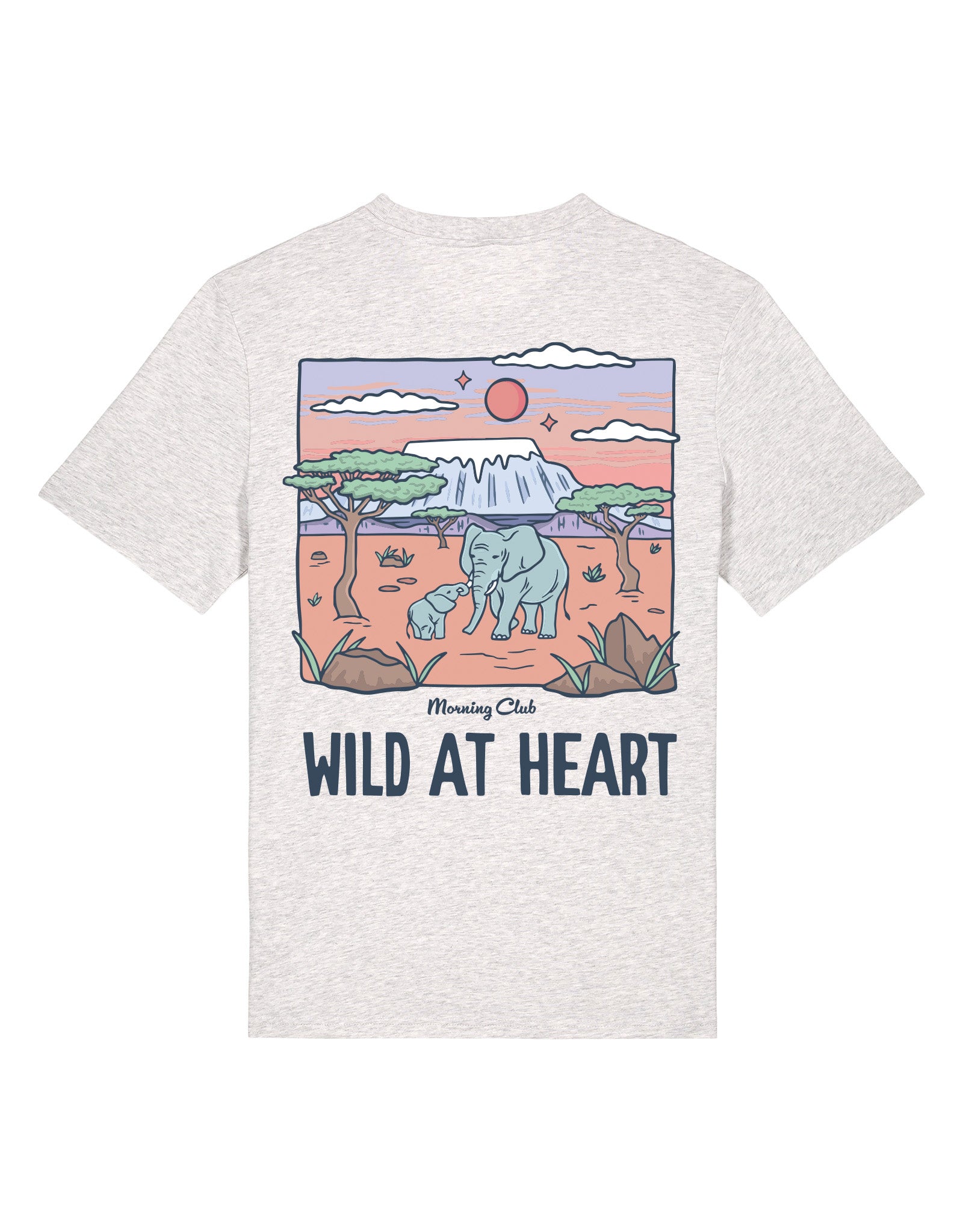 Wild At Heart Printed Organic Cotton T-Shirt