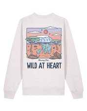 Wild At Heart Printed Organic Cotton Sweatshirt