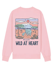 Wild At Heart Printed Organic Cotton Sweatshirt