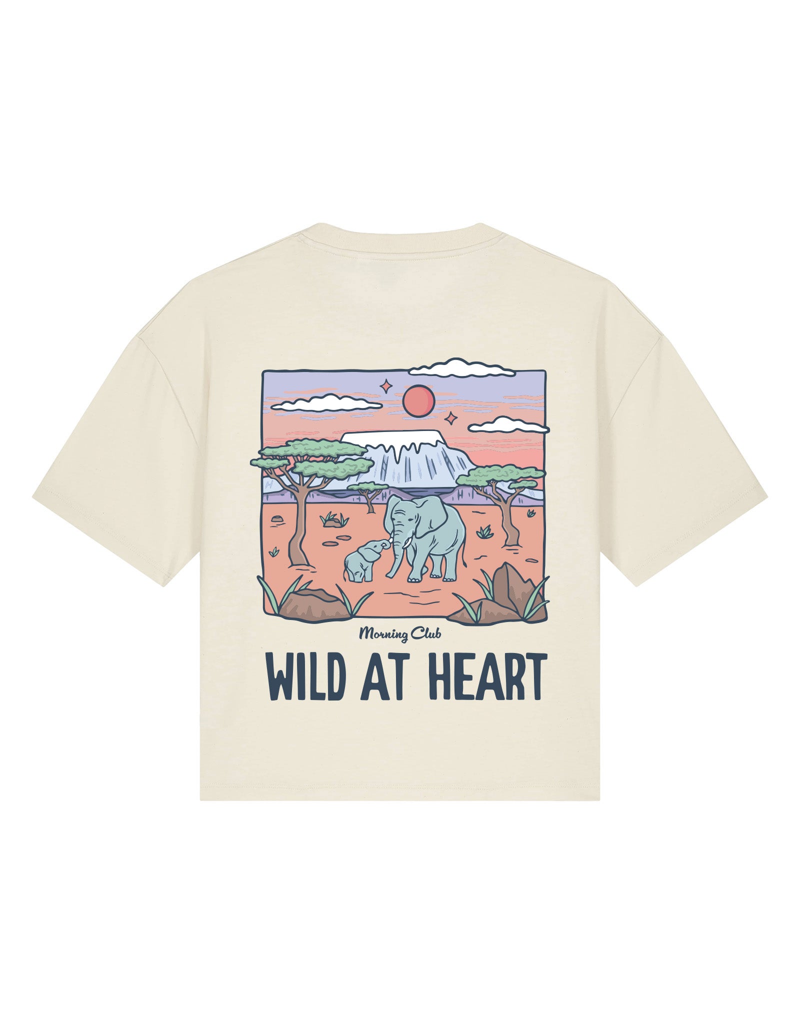 Wild At Heart Boxy Organic Cotton Tee