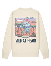 Wild At Heart Printed Organic Cotton Sweatshirt