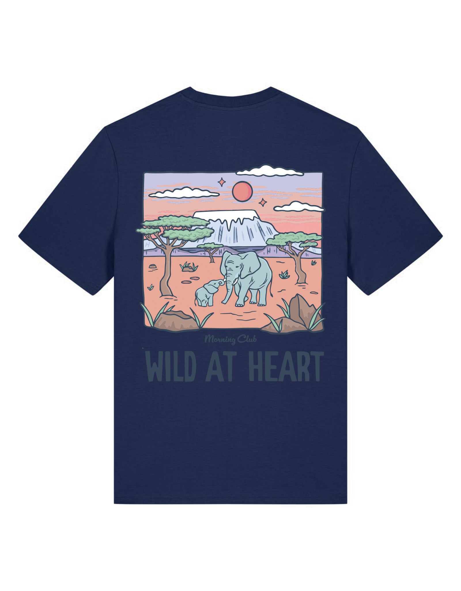 Wild At Heart Printed Organic Cotton T-Shirt