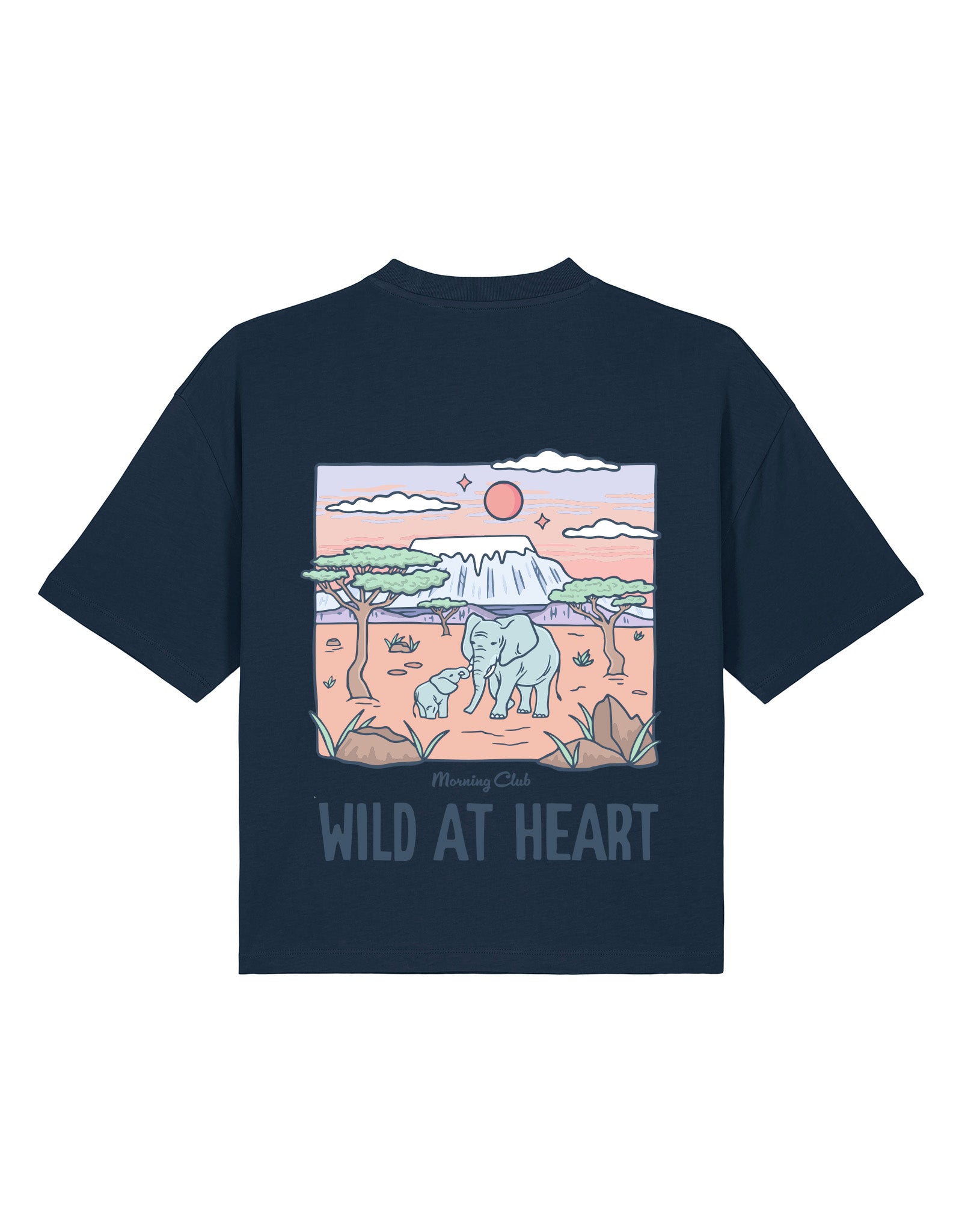 Wild At Heart Boxy Organic Cotton Tee