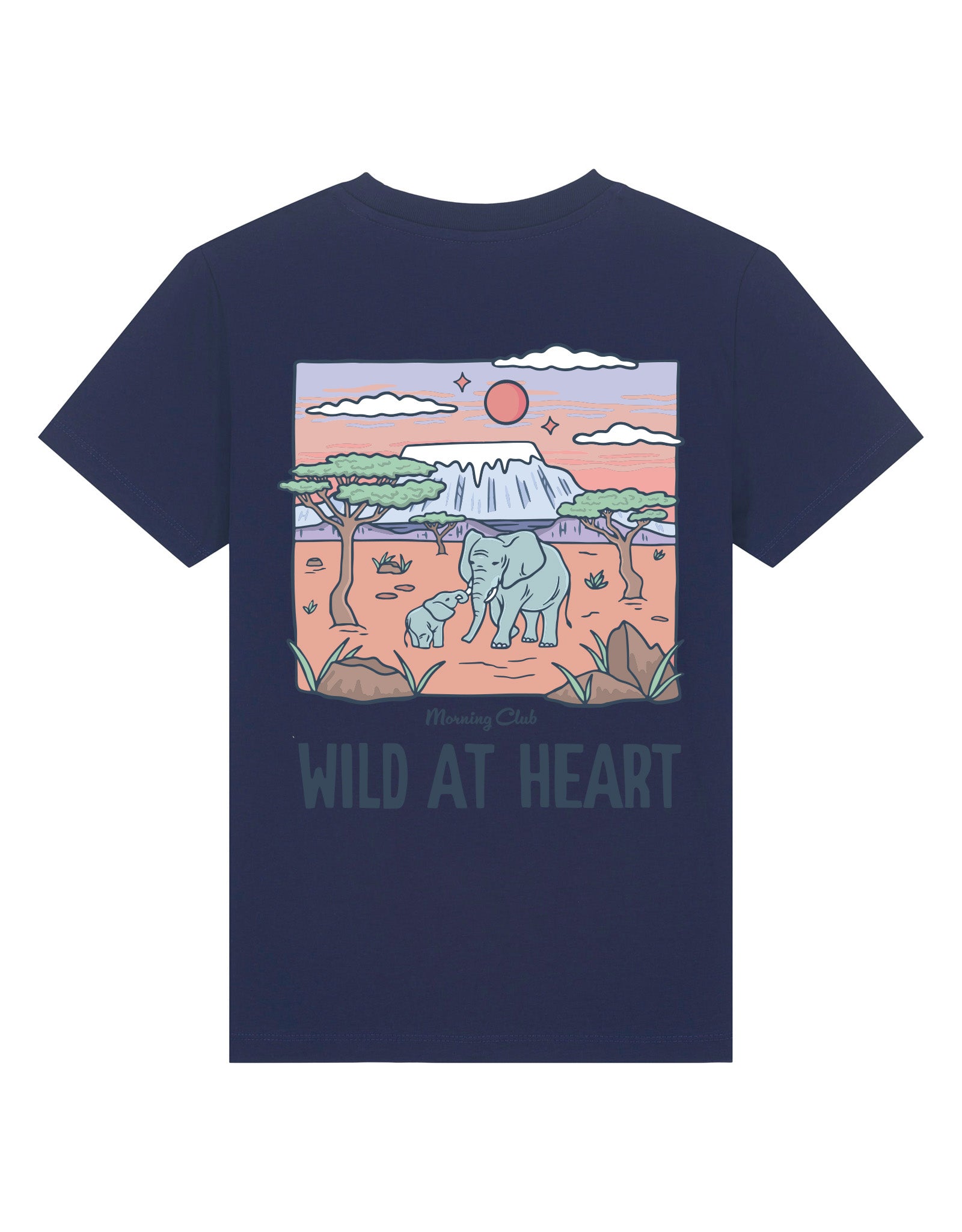Wild At Heart Printed Organic Cotton Childrens T-Shirt