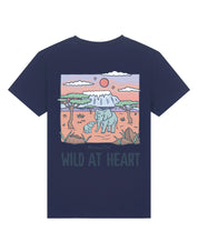 Wild At Heart Printed Organic Cotton Childrens T-Shirt