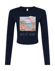 Wild At Heart Micro Rib Long Sleeved Tee