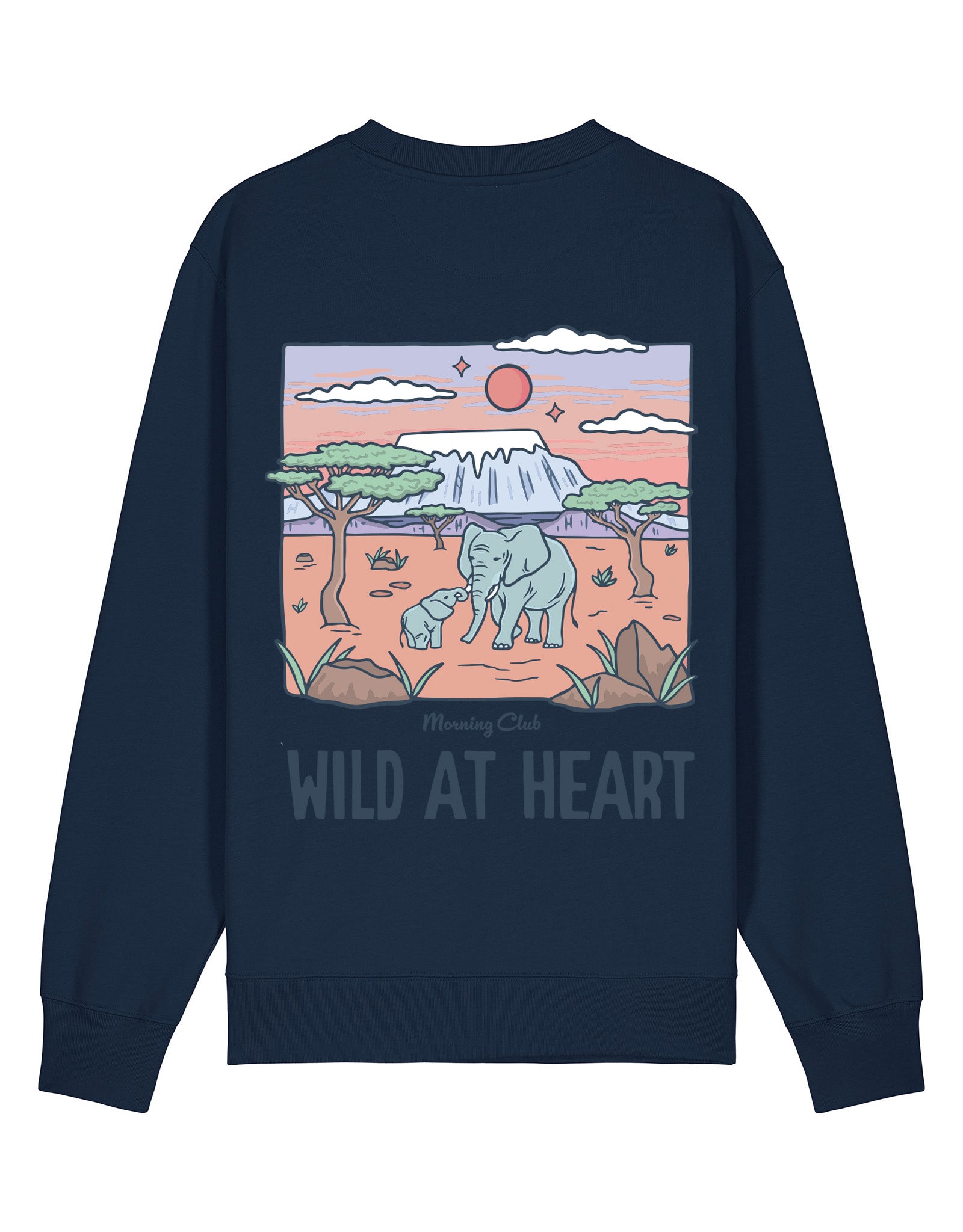 Wild At Heart Printed Organic Cotton Sweatshirt