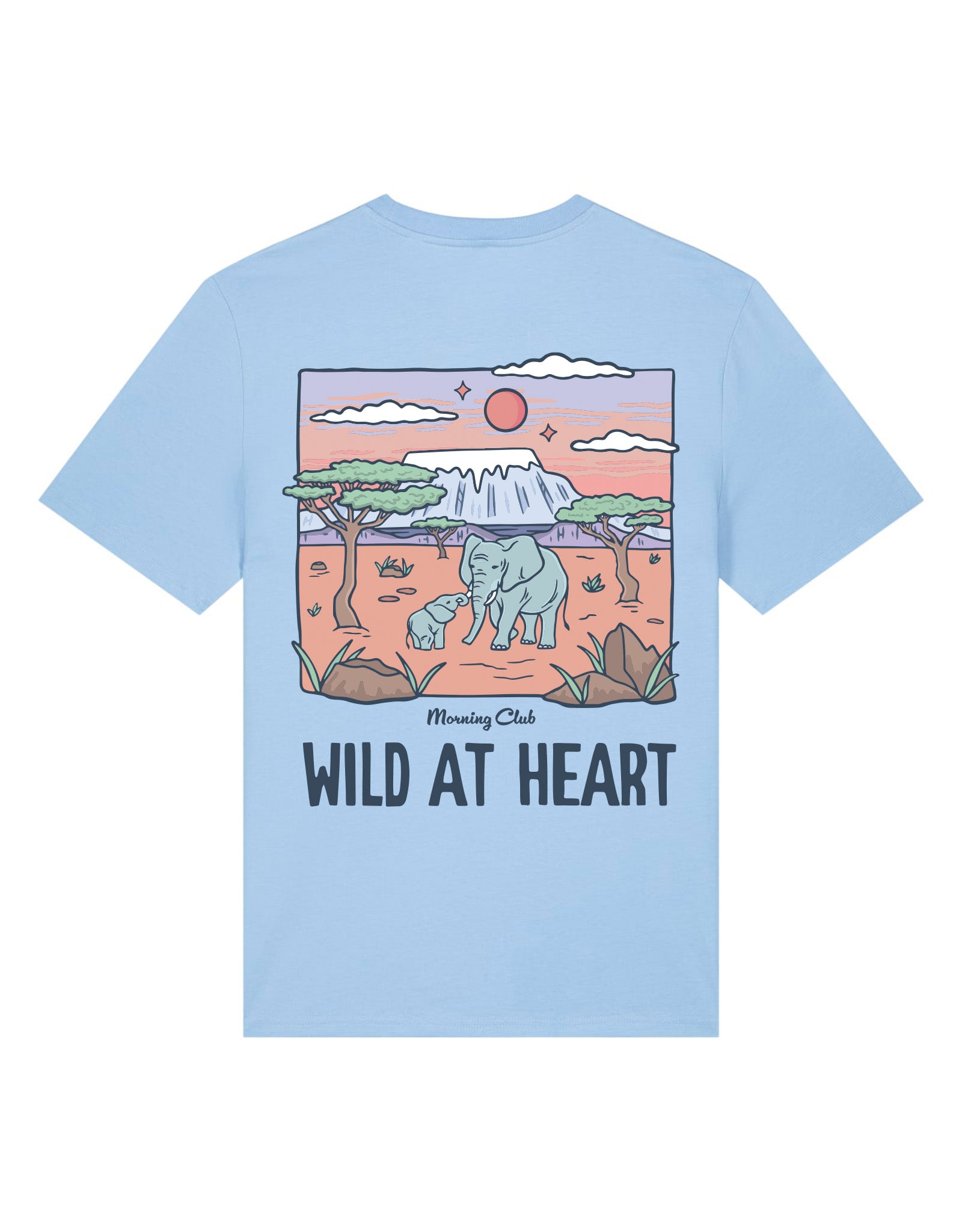 Wild At Heart Printed Organic Cotton T-Shirt