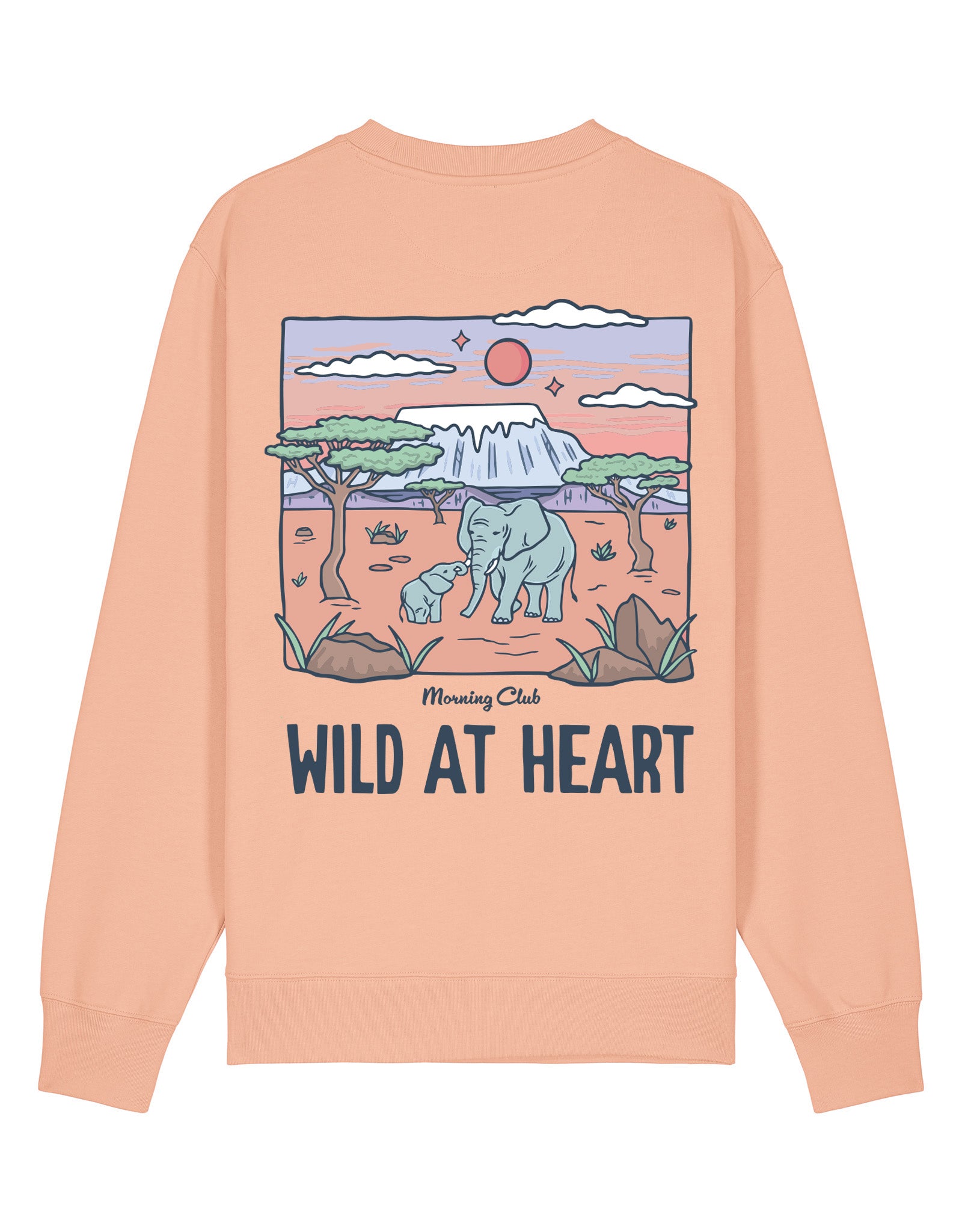 Wild At Heart Printed Organic Cotton Sweatshirt