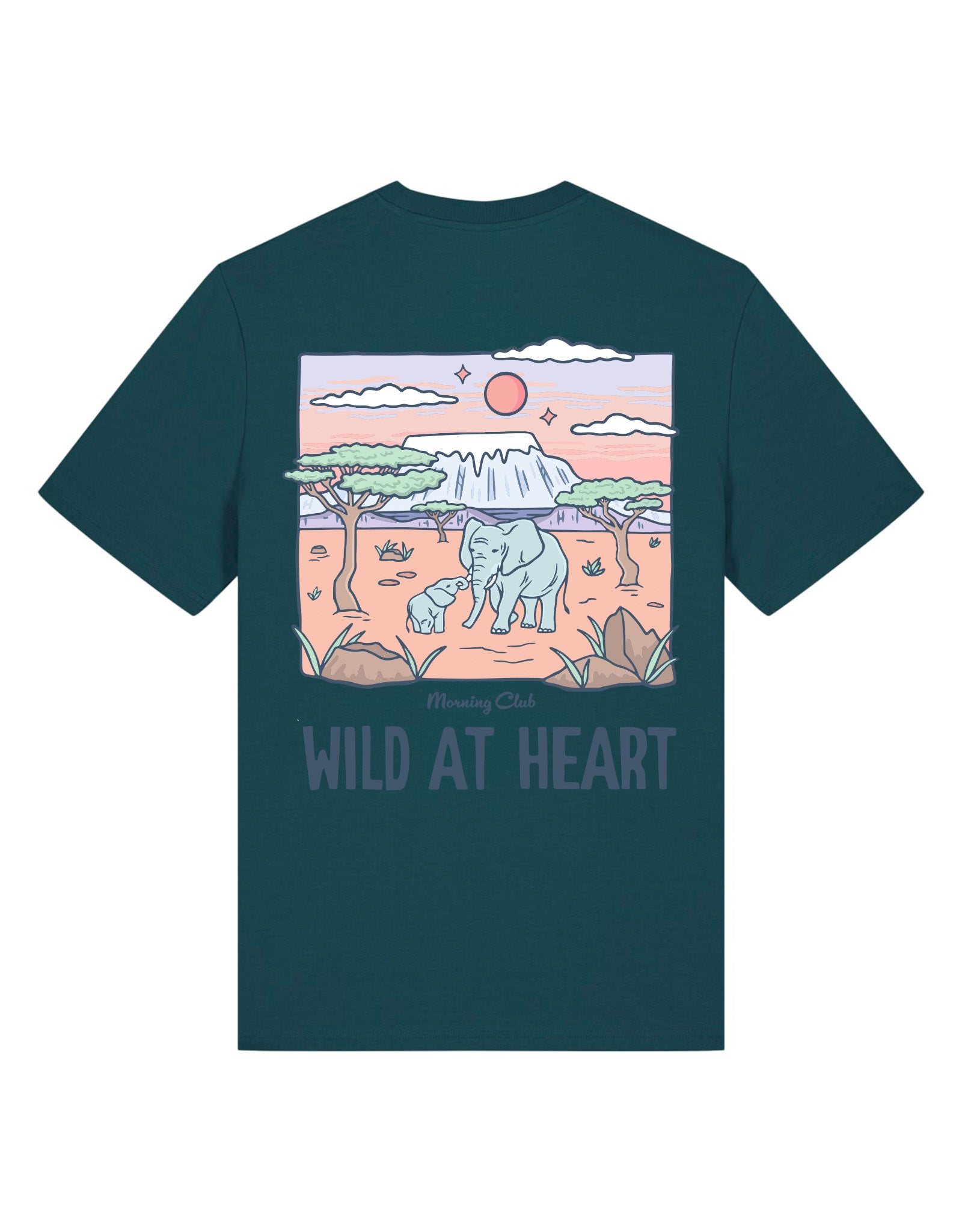 Wild At Heart Printed Organic Cotton T-Shirt