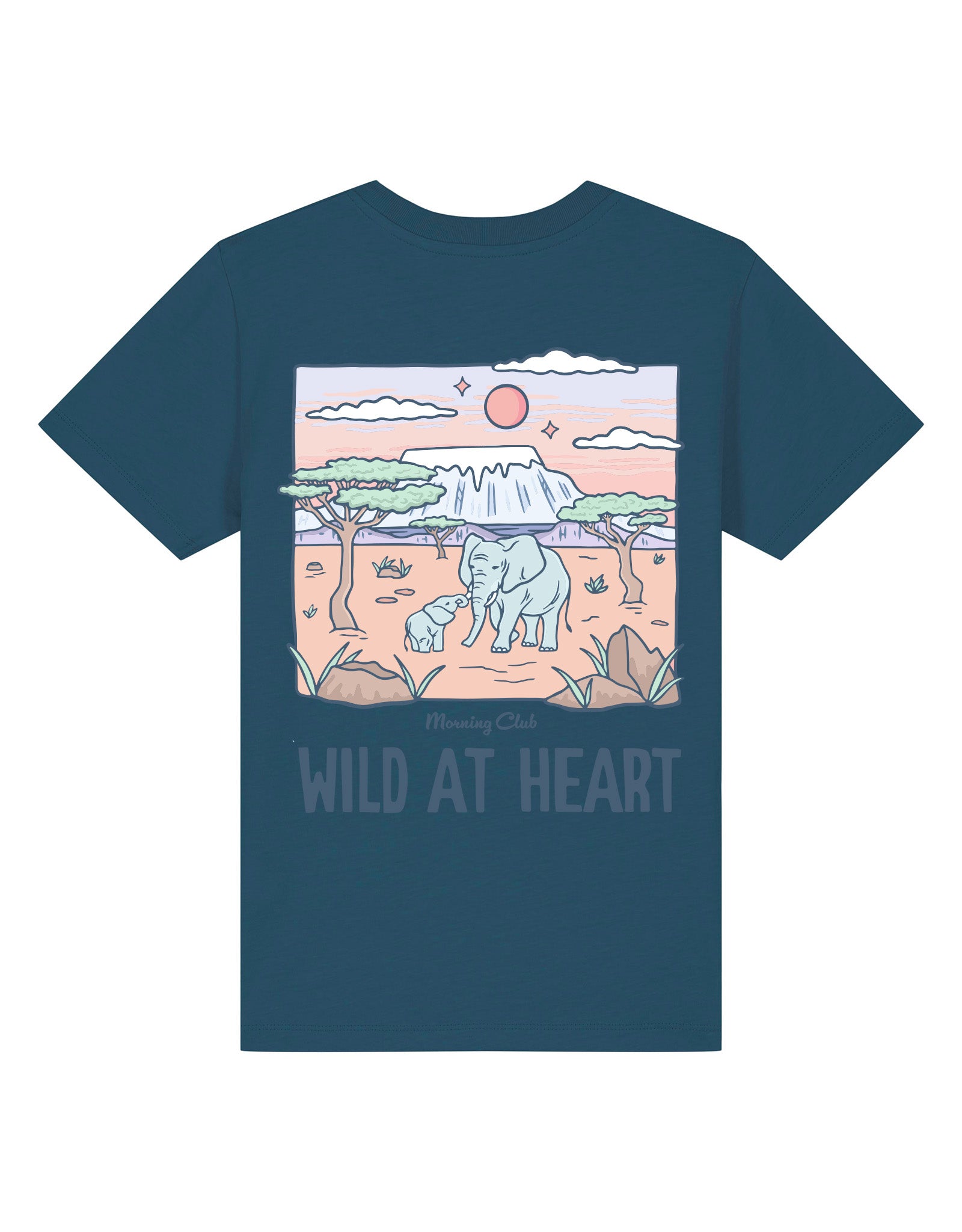 Wild At Heart Printed Organic Cotton Childrens T-Shirt