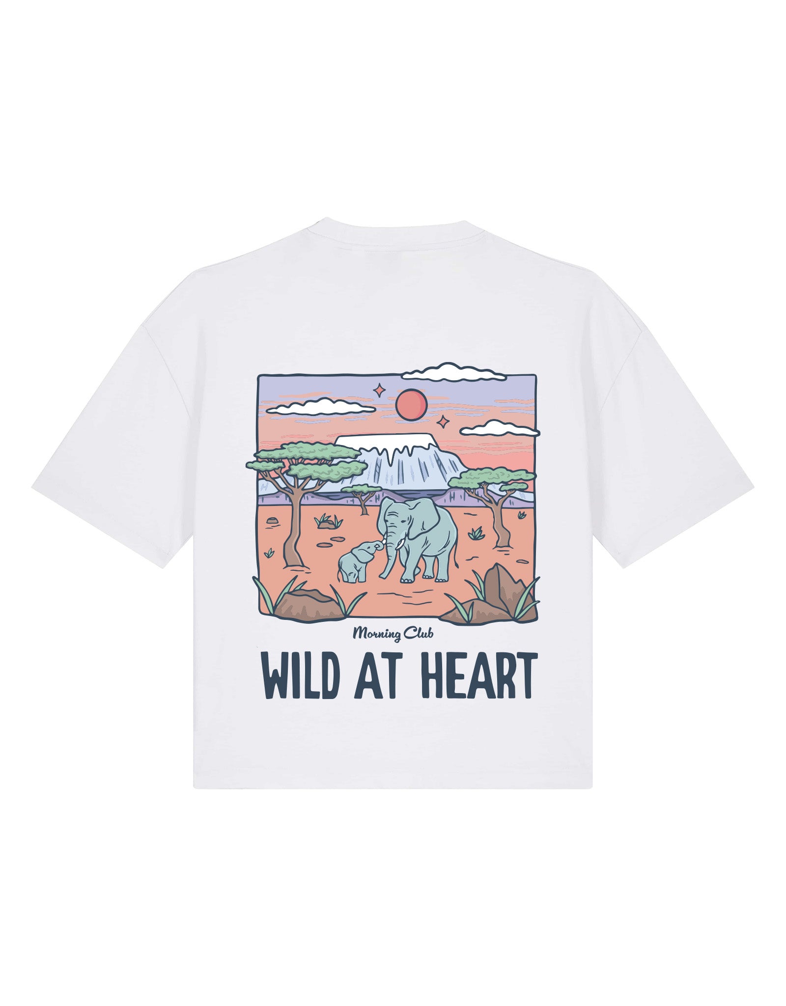 Wild At Heart Boxy Organic Cotton Tee
