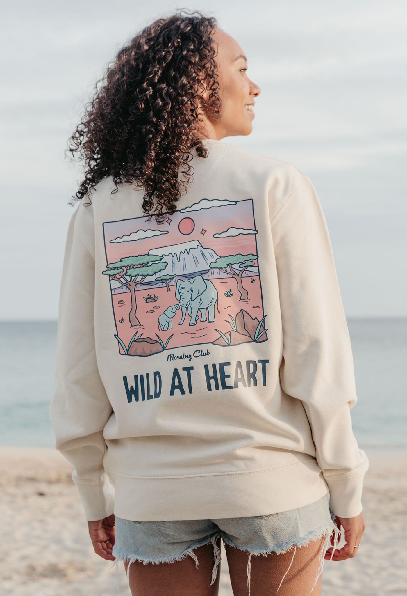 Wild At Heart Organic Cotton Sweatshirt - Match with your little one! –  Morning Club
