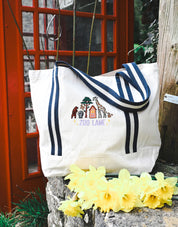 Zoo Lane Embroidered Boat Bag